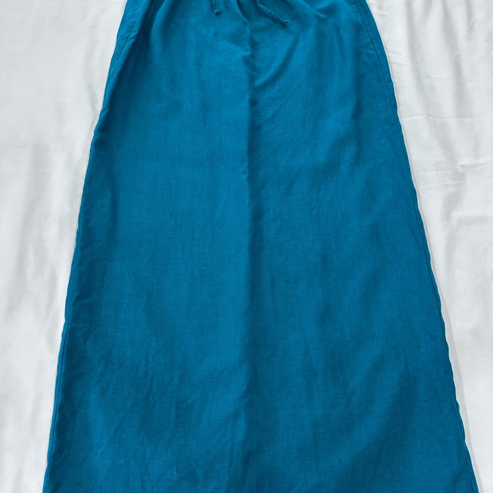 Chic Teal Pencil Skirt